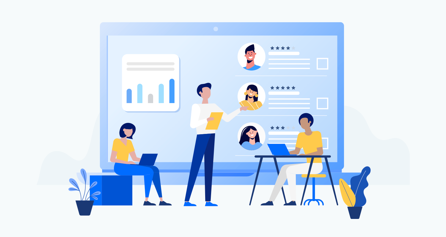 Remote Development Team Illustration